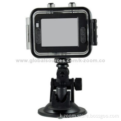 Sports Action Camera with 1,080P Full HD, 1,920 x 1,080P Resolution
